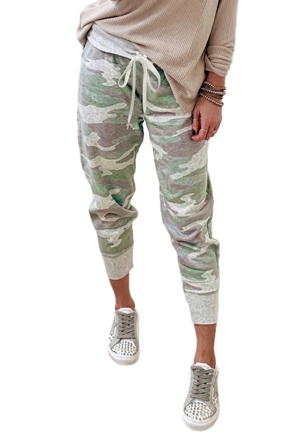 camo print pants womens