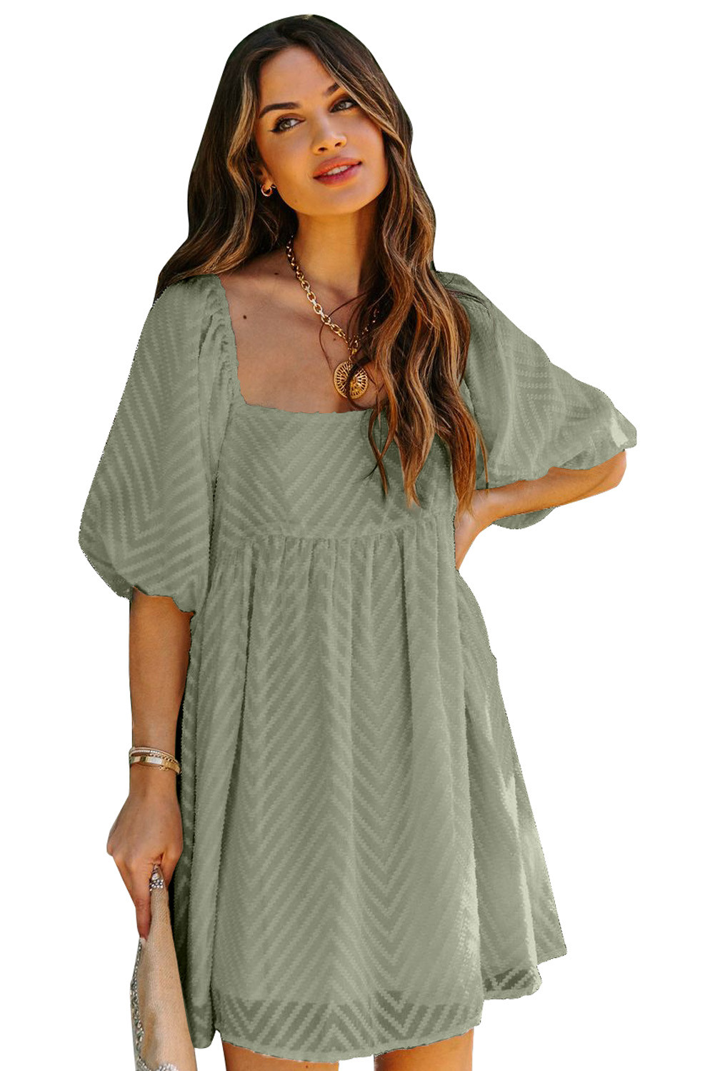 babydoll dress square neck