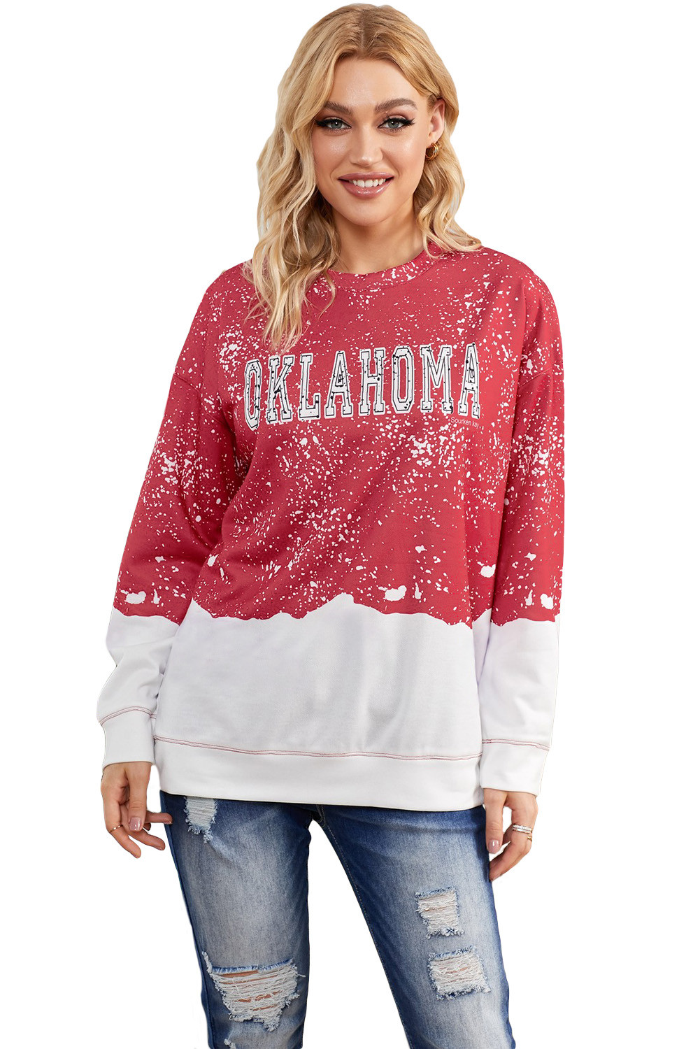 sweater weather bleached sweatshirt