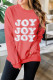 JOY Print Drop Shoulder Long Sleeve Sweatshirt