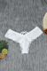 White Crisscross V Shape Women's Underwear