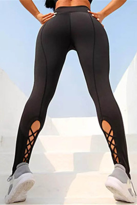 Criss-Cross Yoga Fitness Activewear Leggings