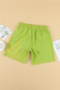 绿色别致遇热变色休闲运动男士短裤