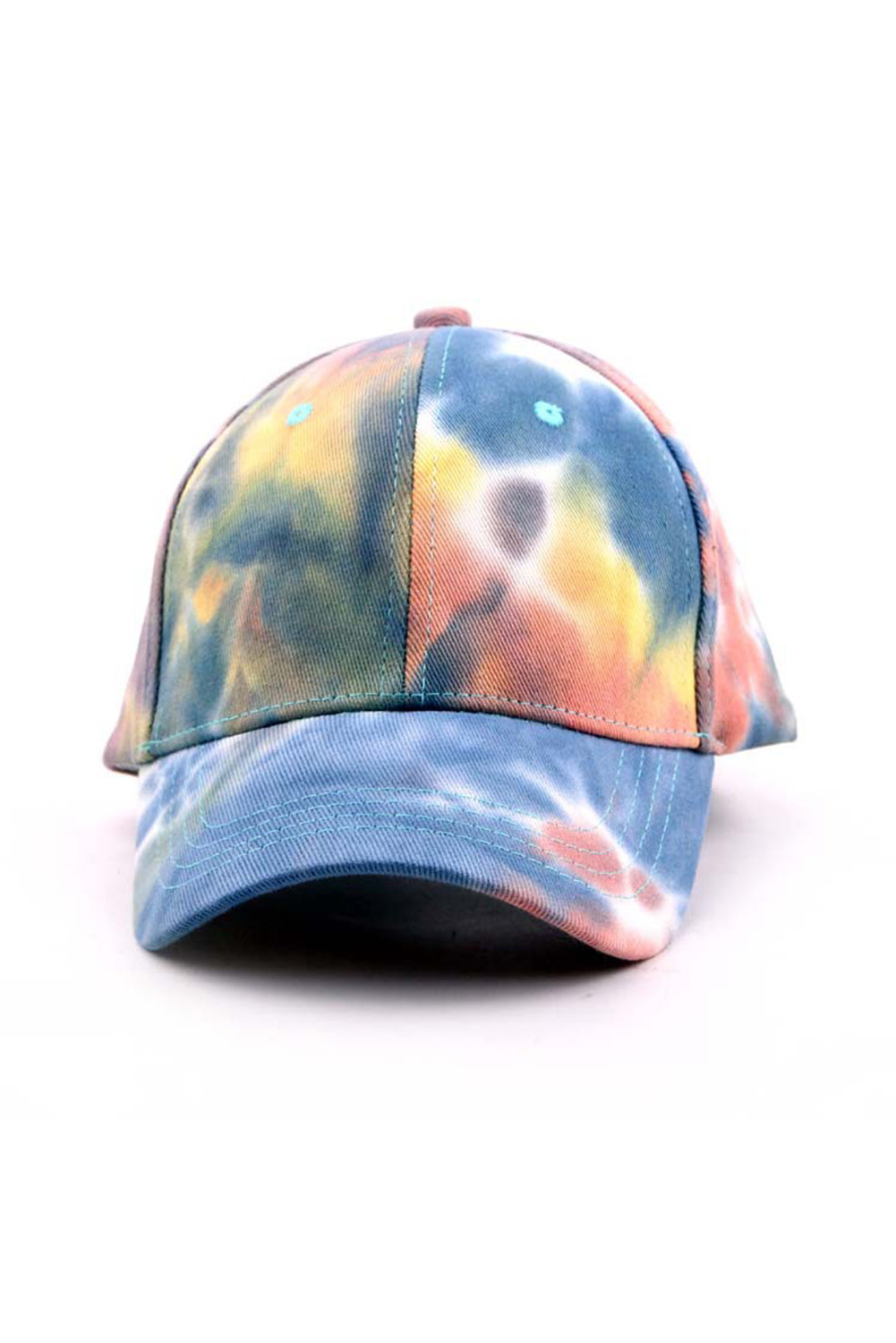 SHEWIN Multicolor Tie-dye Print Outdoor Baseball Cap - SHEWIN