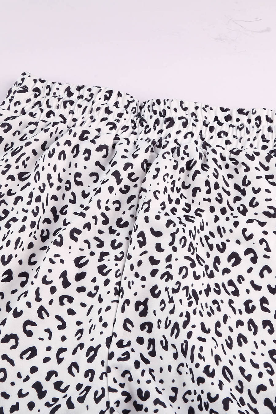 plus size leopard joggers
