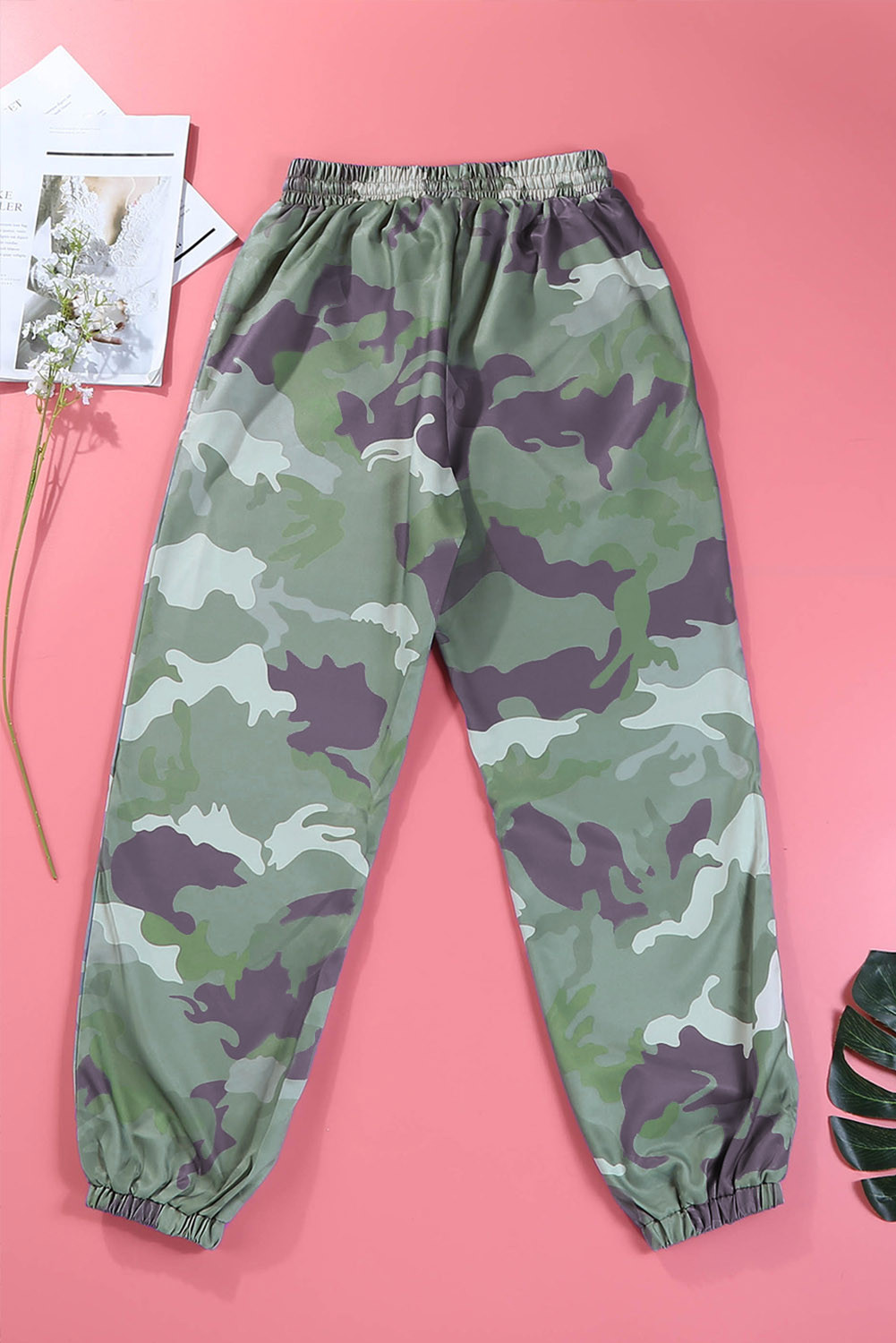 neon camo joggers