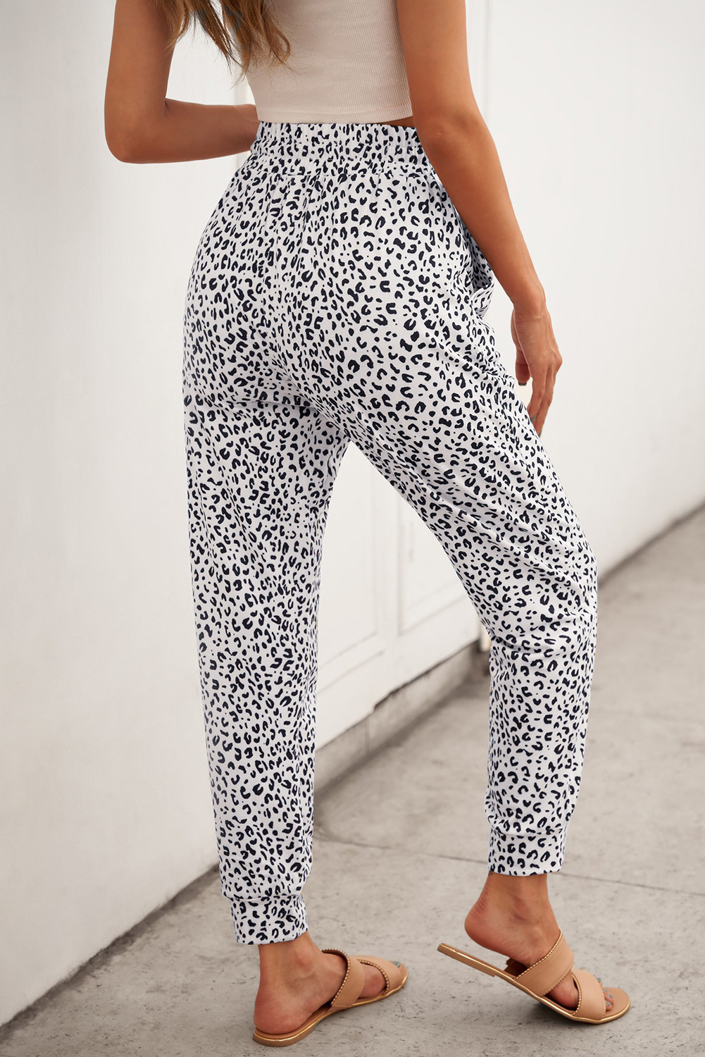 chaser leopard joggers