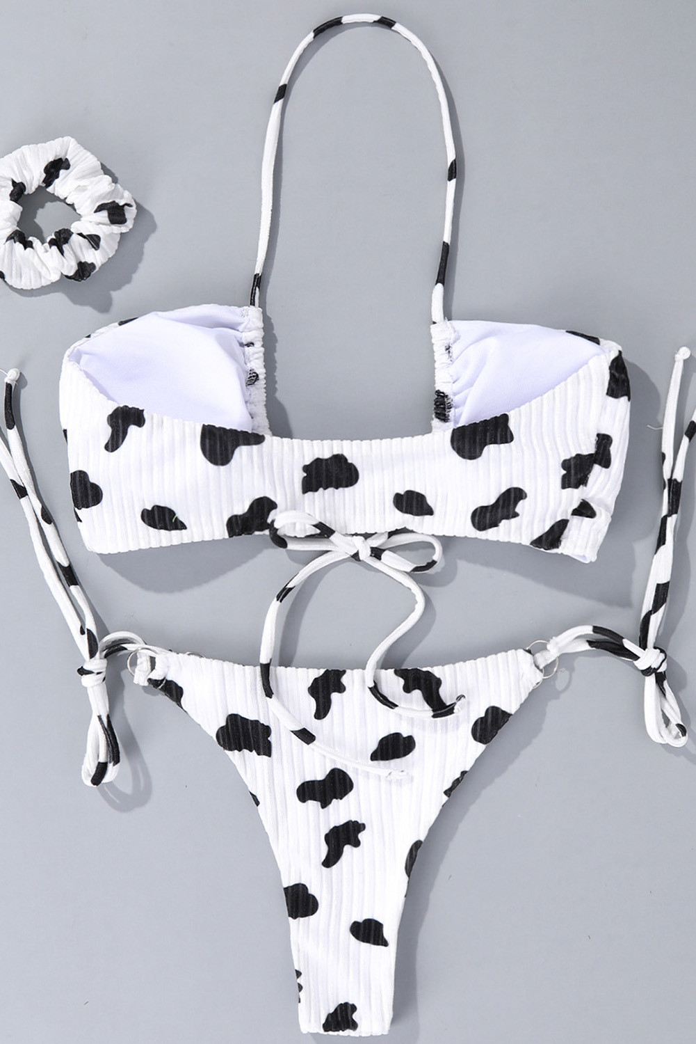 shein cow print bikini plus size