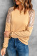 Canary Yellow Long Sleeve Sequin Top for Women