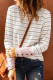 Waffle Knit Buttoned Cuff Long Sleeve Shirt for Women