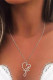 Silver Heart Shaped Necklace