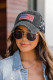 Black Casual American Flag Embroidered Baseball Hat