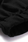 Pantalones de hombre de cintura elástica con estampado de calabaza de letra de Halloween negro