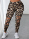 Leggings Leopard Hollow Out Fitness Activewear
