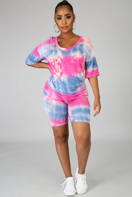 tie dye workout outfit