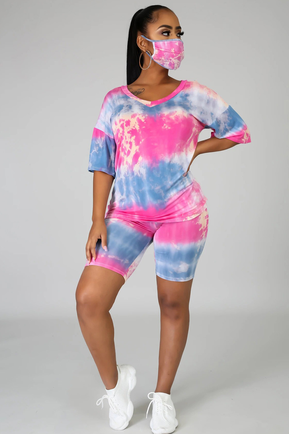 tie dye workout outfit
