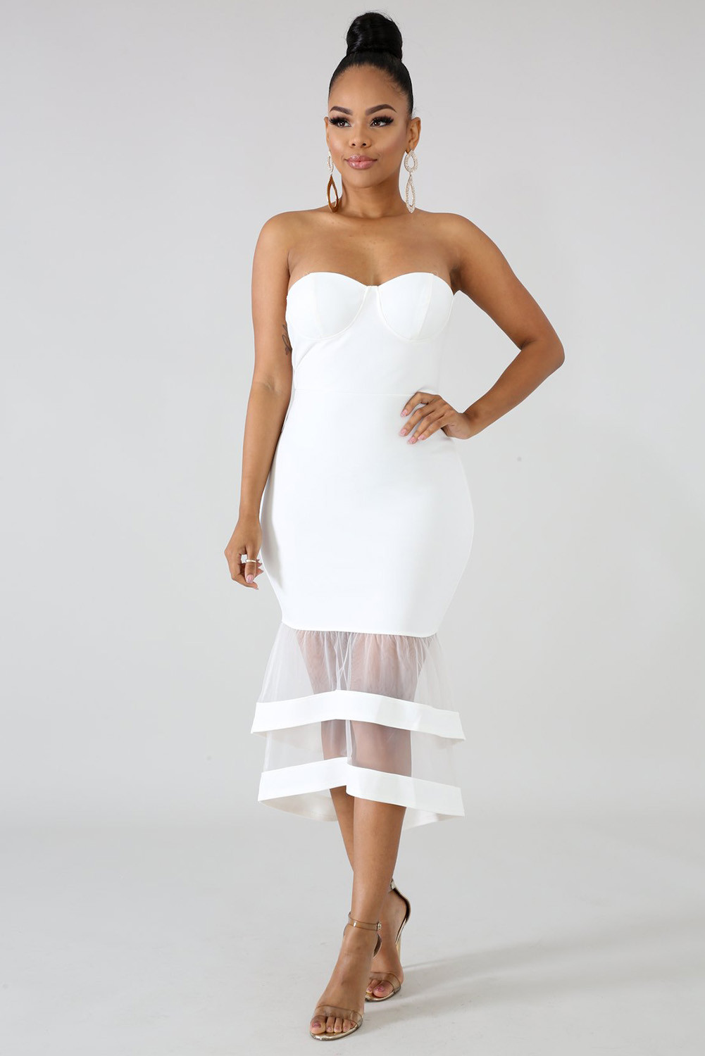 tube mermaid dress