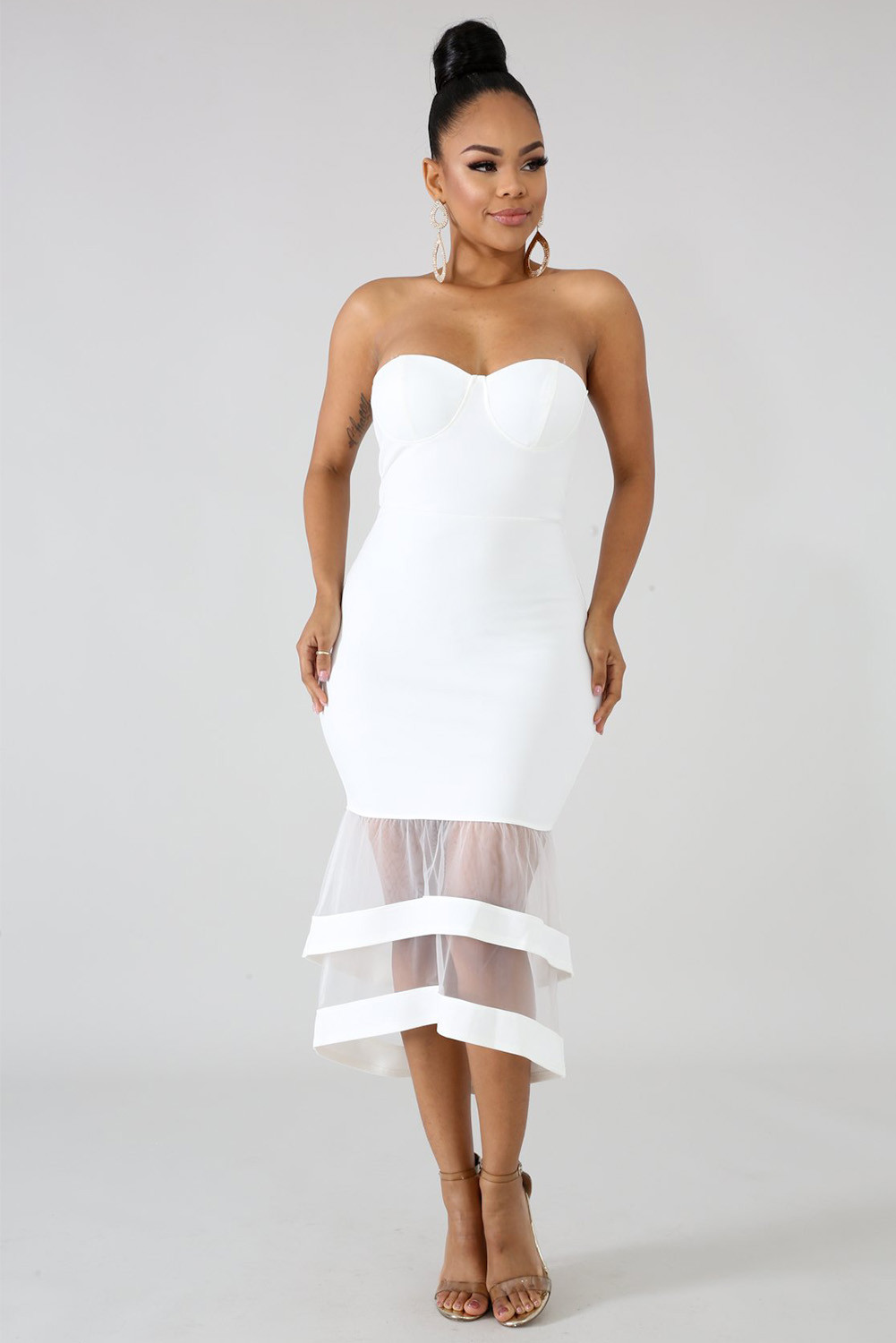 tube mermaid dress