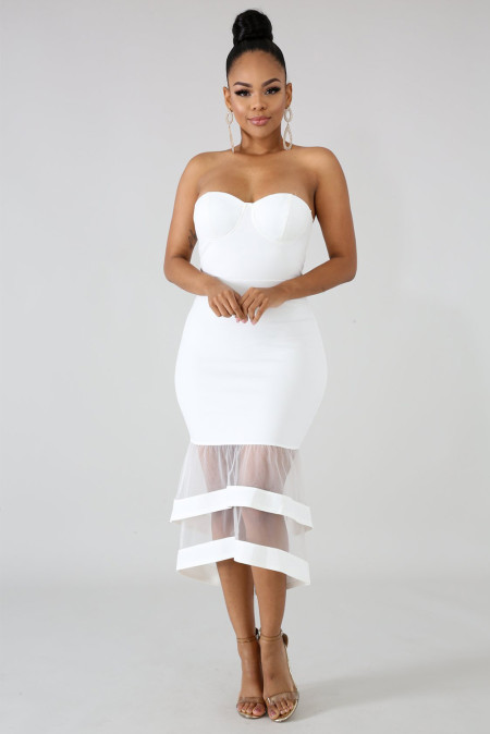 tube mermaid dress