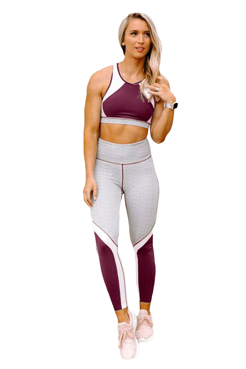 sweatpants and sports bra set