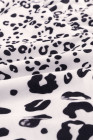 White Tiered Leopard Babydoll Dress
