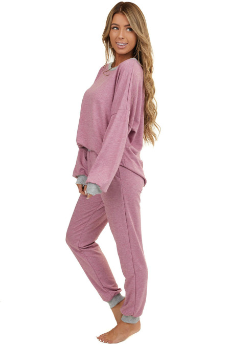 bright pink loungewear