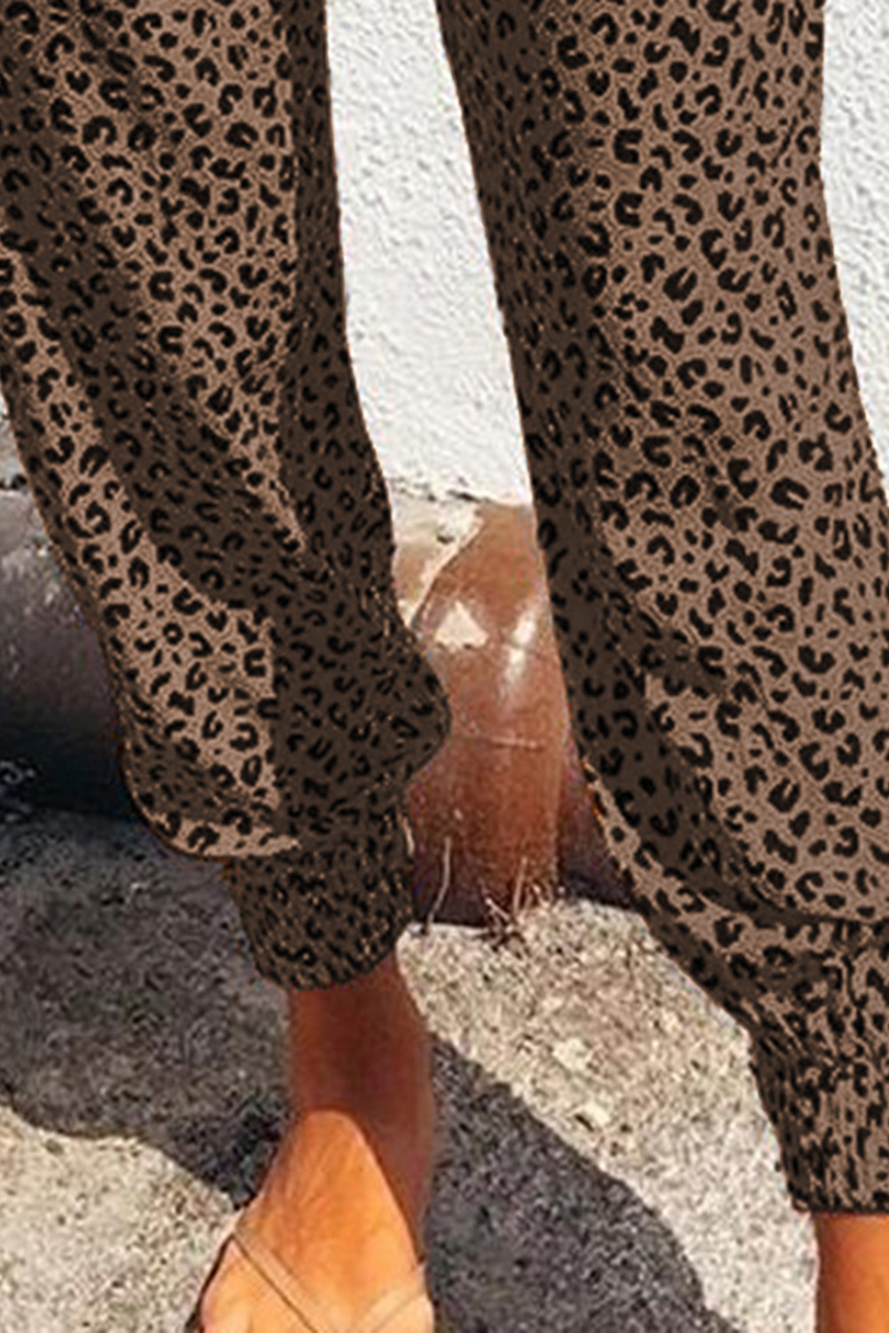 breezy leopard joggers