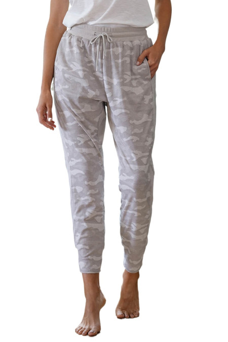 grey camouflage joggers