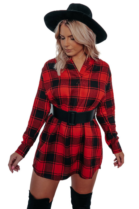black buffalo check dress