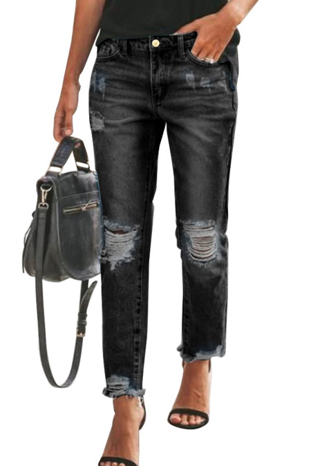 black washed jeans baggy