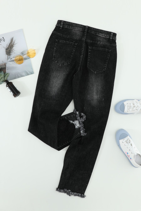 black washed jeans baggy
