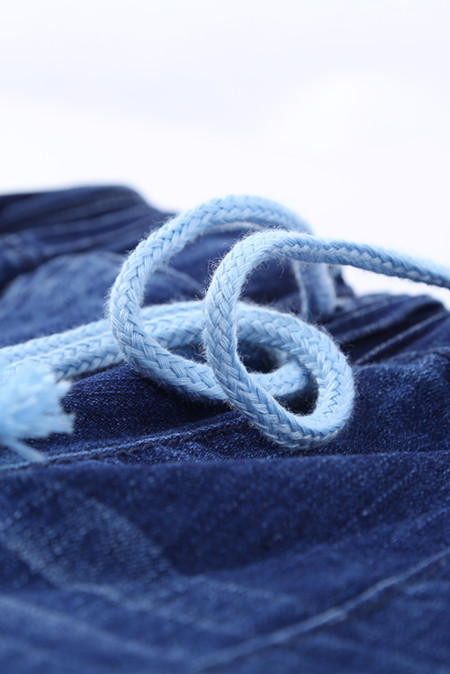 blue drawstring joggers