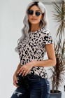T-shirt con stampa leopardata Into The Wild