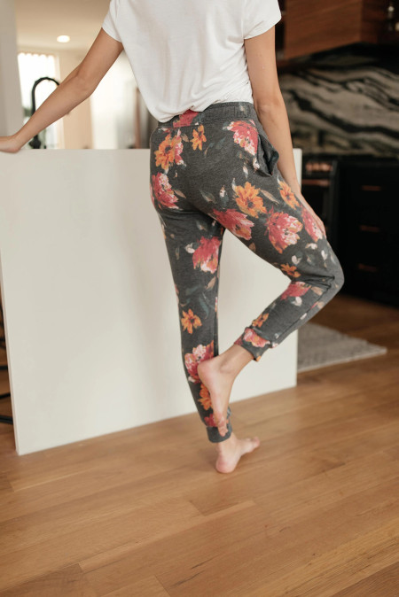 floral casual pants