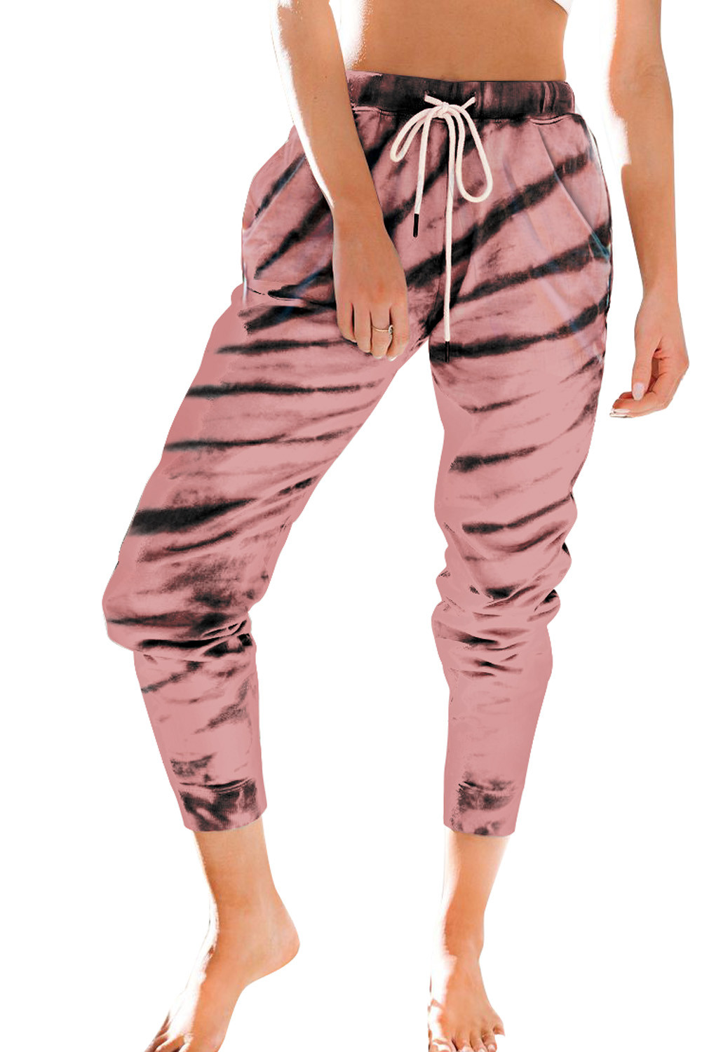 tie dye print joggers