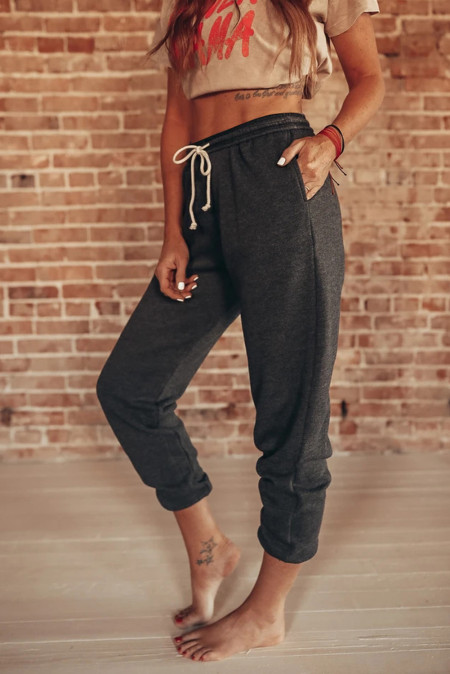 women's drawstring sweatpants with pockets