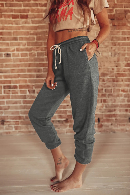 women's drawstring sweatpants with pockets