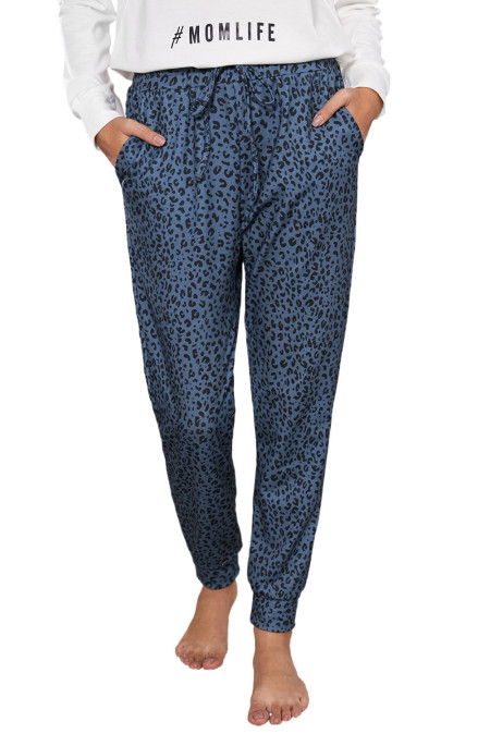 men's leopard joggers