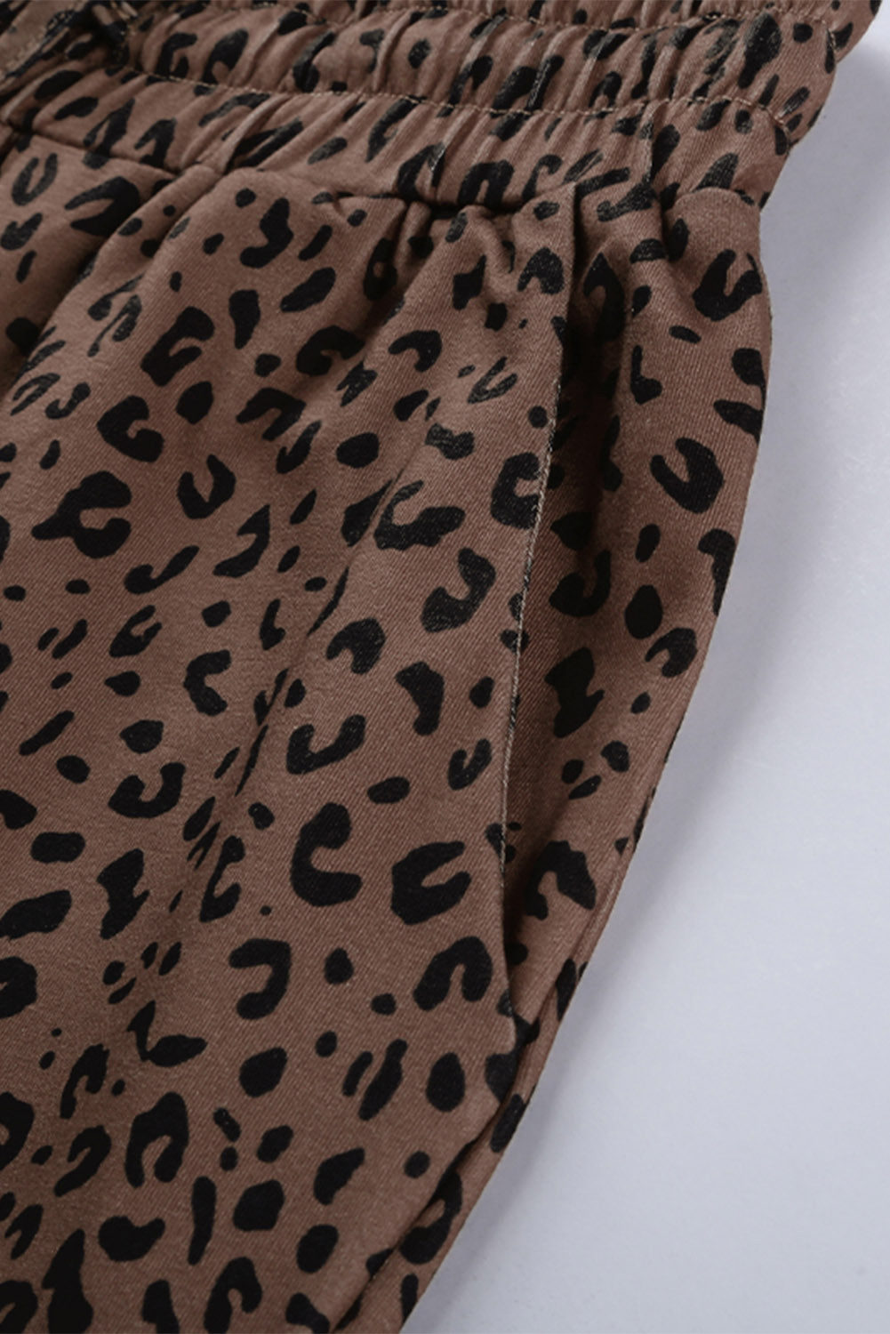 breezy leopard joggers