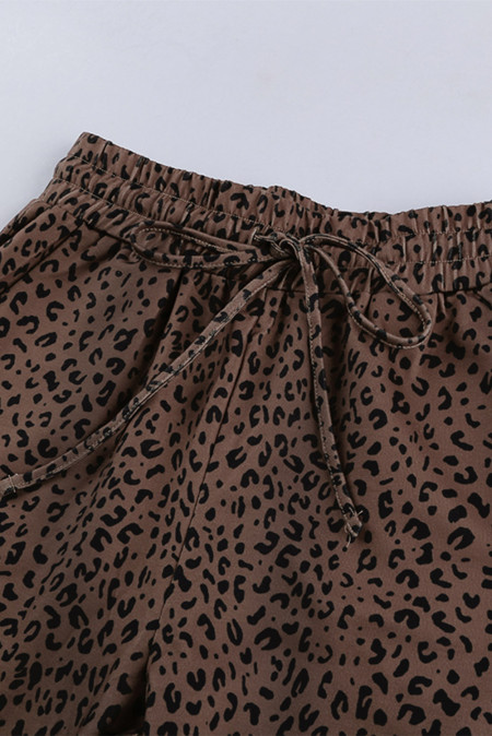 breezy leopard joggers