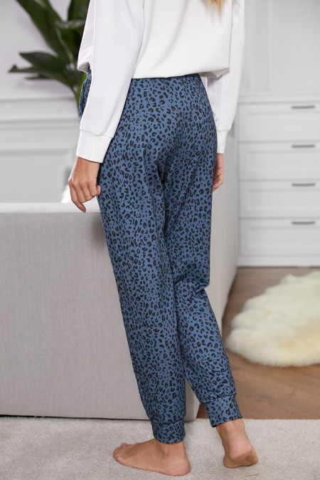 breezy leopard joggers