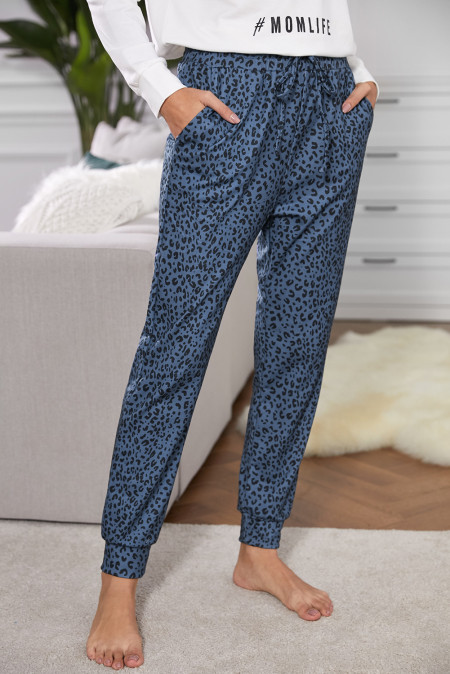 breezy leopard joggers