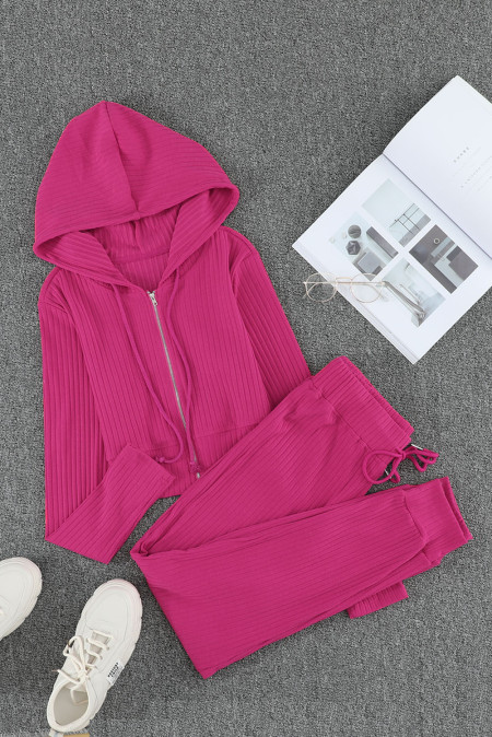 cropped sweatshirt and jogger set