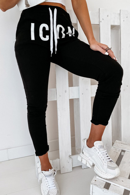 graphic jogging pants