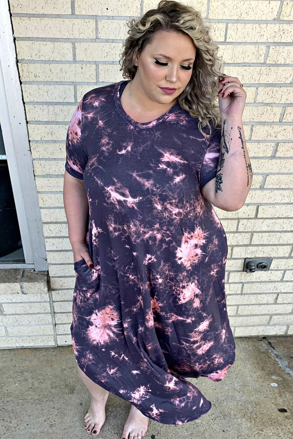 plus size tie dye sweatpants