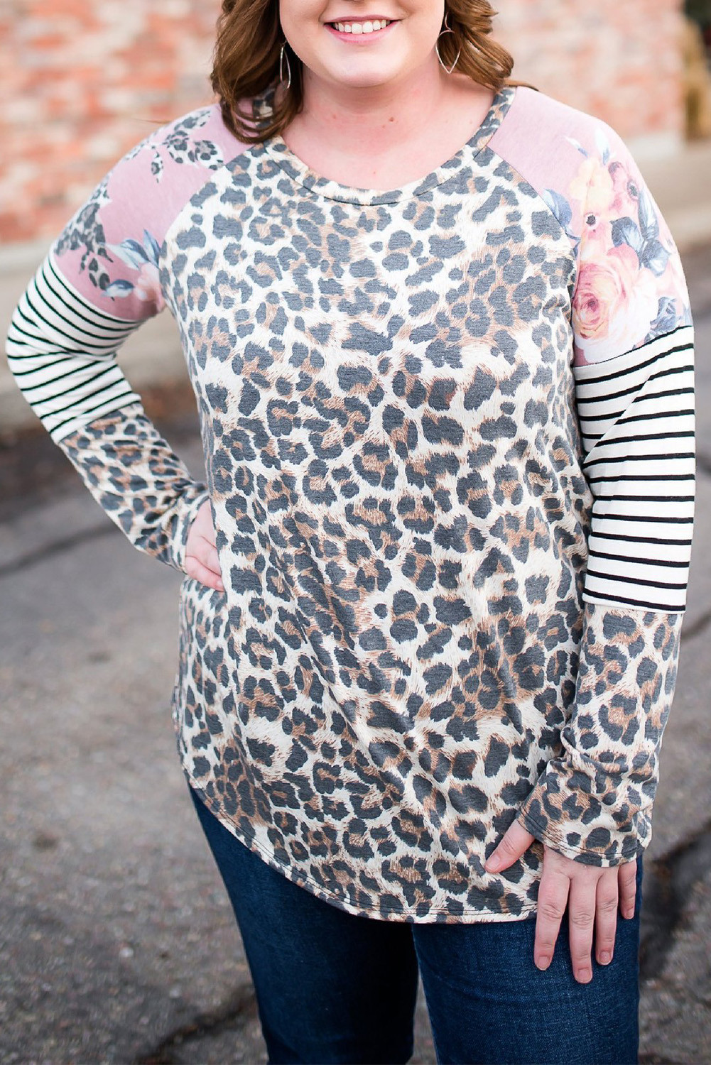 leopard stripe shirt