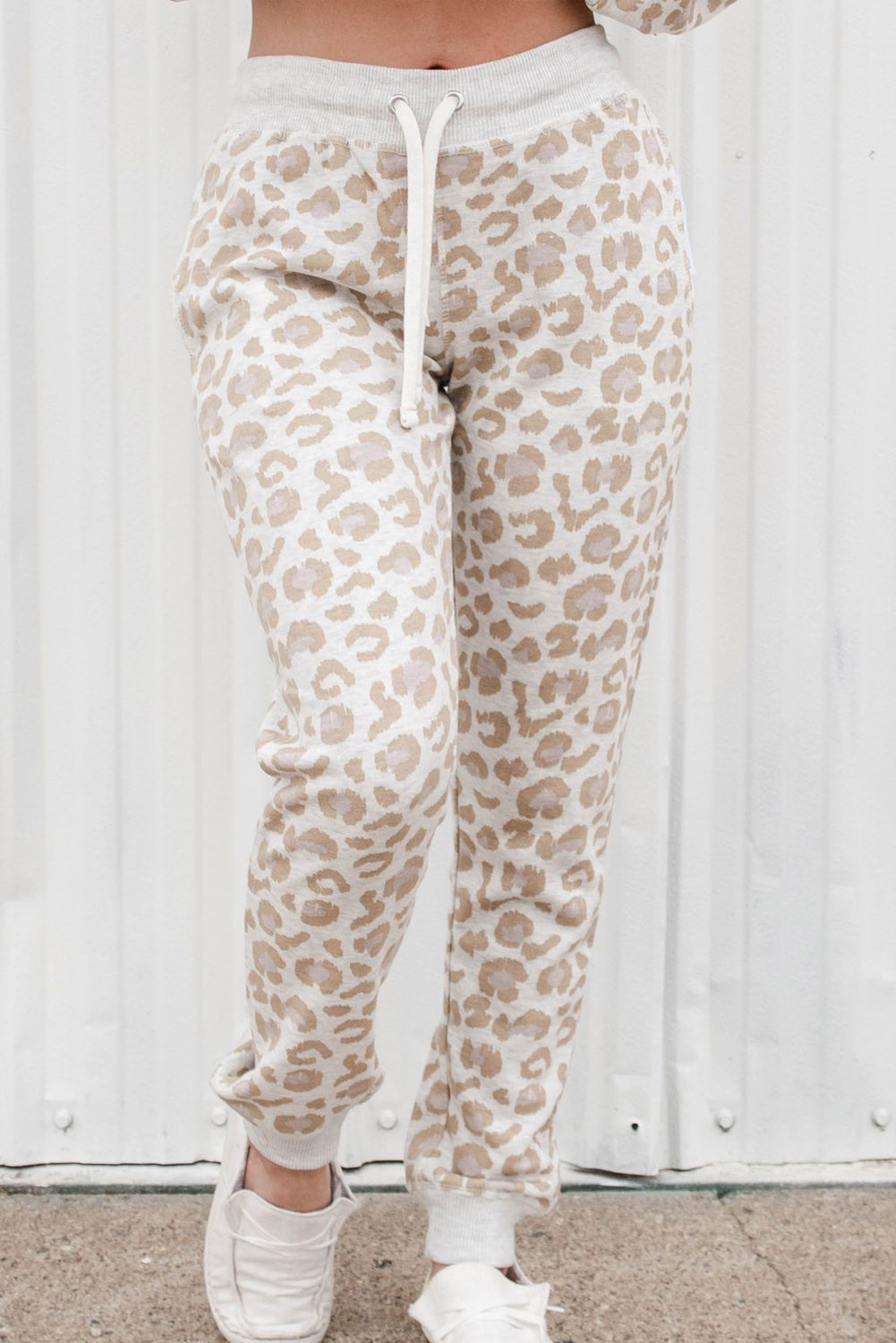 chaser leopard joggers