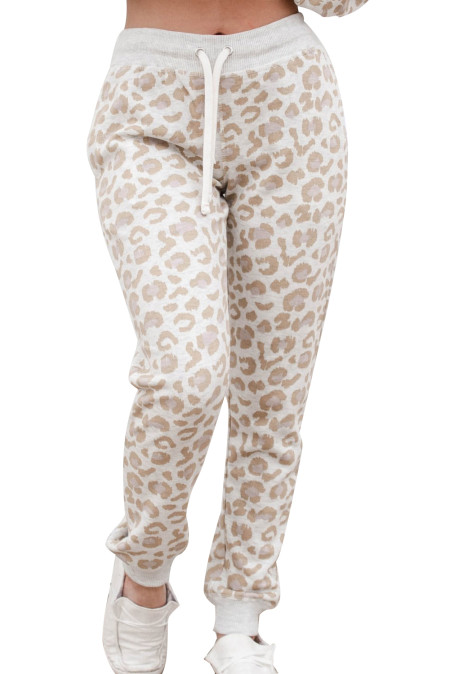 pink leopard joggers