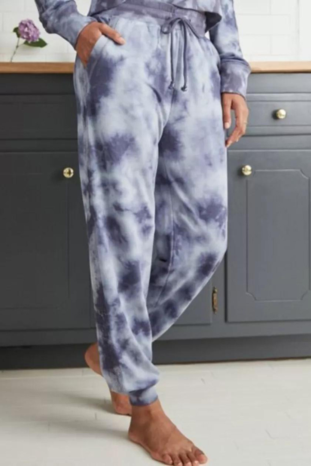 tie dye drawstring pants