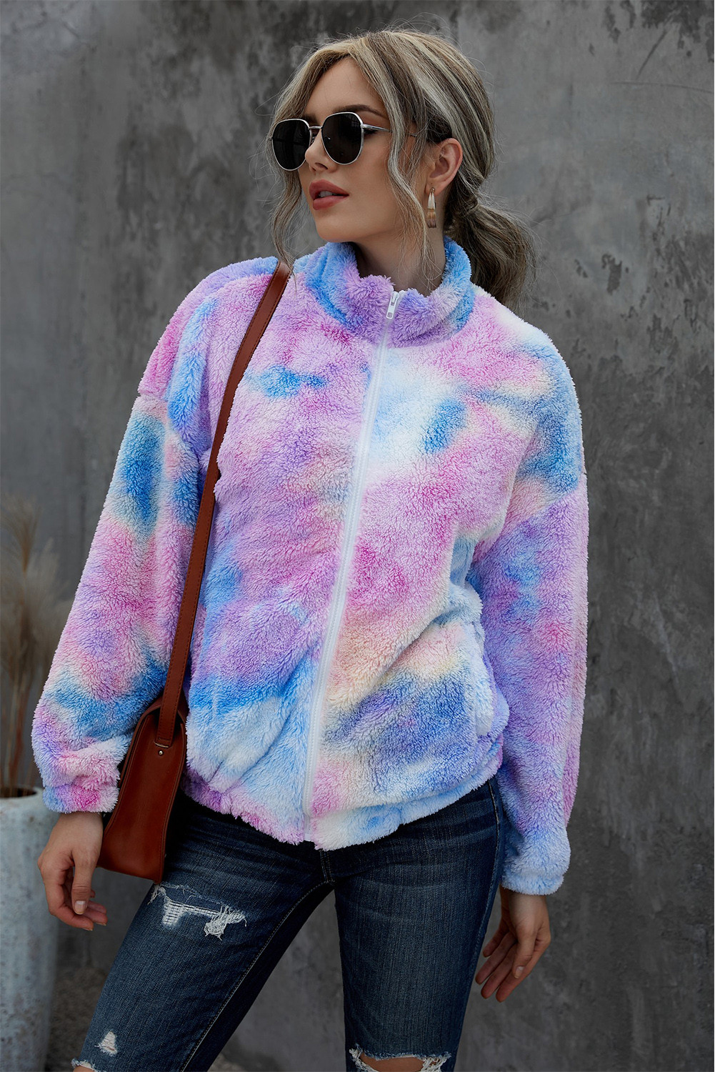 Toddler Girl Rosy Tie Dye Vest